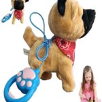 Electronic Plush Puppy Plush Puppy Electronic Interactive Pet Dog Robot Dog Plush Toy With Remote Control Leash Electronic Pet